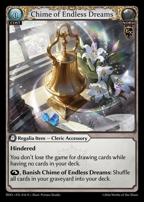Image for Chime of Endless Dreams (014) (Radiant Origins) - Grand Archive TCG