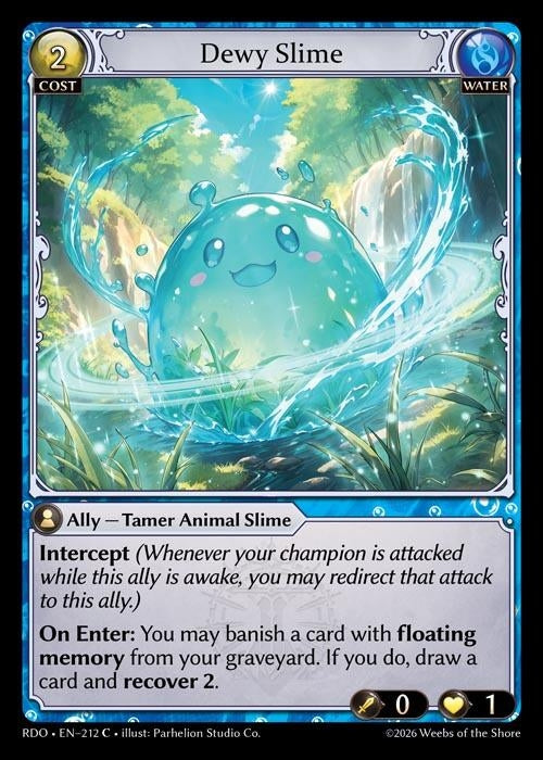 Image for Dewy Slime (212) (Radiant Origins) - Grand Archive TCG