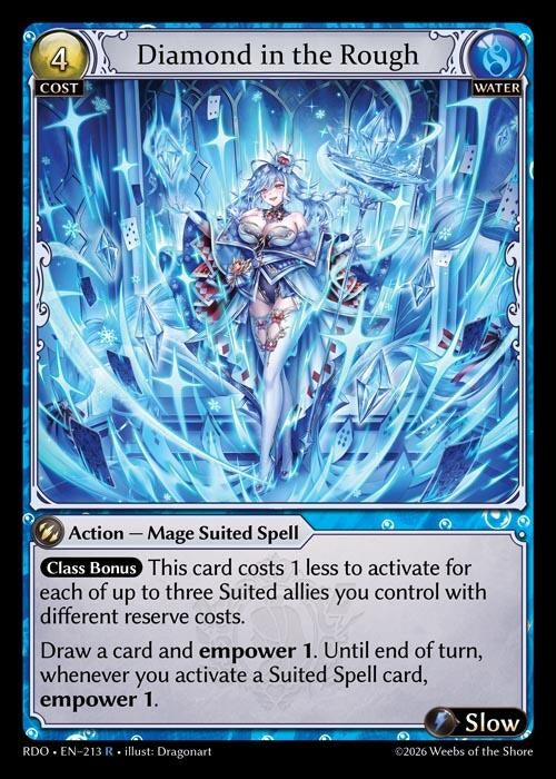 Image for Diamond in the Rough (213) (Radiant Origins) - Grand Archive TCG