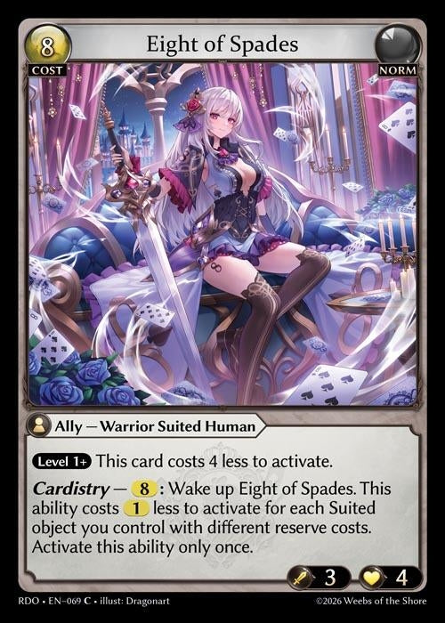 Image for Eight of Spades (069) (Radiant Origins) - Grand Archive TCG