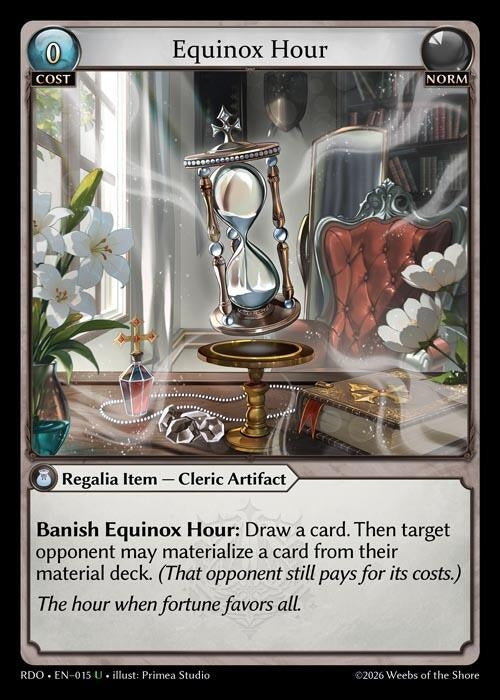 Image for Equinox Hour (015) (Radiant Origins) - Grand Archive TCG