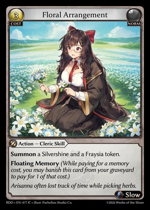 Image for Floral Arrangement (077) (Radiant Origins) - Grand Archive TCG
