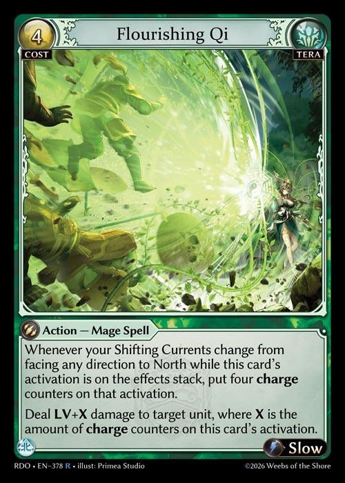 Image for Flourishing Qi (378) (Radiant Origins) - Grand Archive TCG