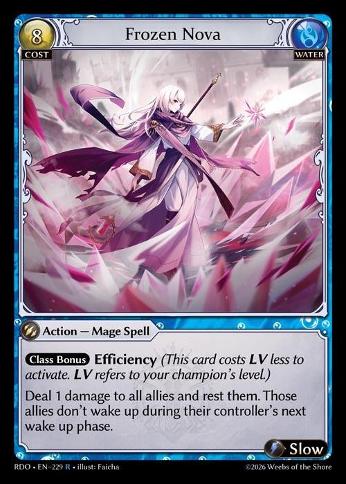 Image for Frozen Nova (229) (Radiant Origins) - Grand Archive TCG