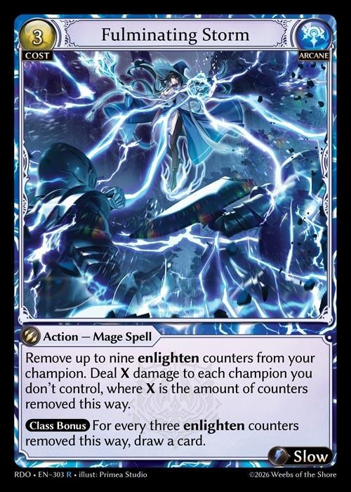 Image for Fulminating Storm (303) (Radiant Origins) - Grand Archive TCG