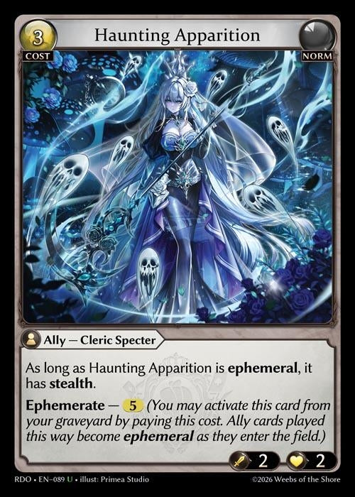 Image for Haunting Apparition (089) (Radiant Origins) - Grand Archive TCG