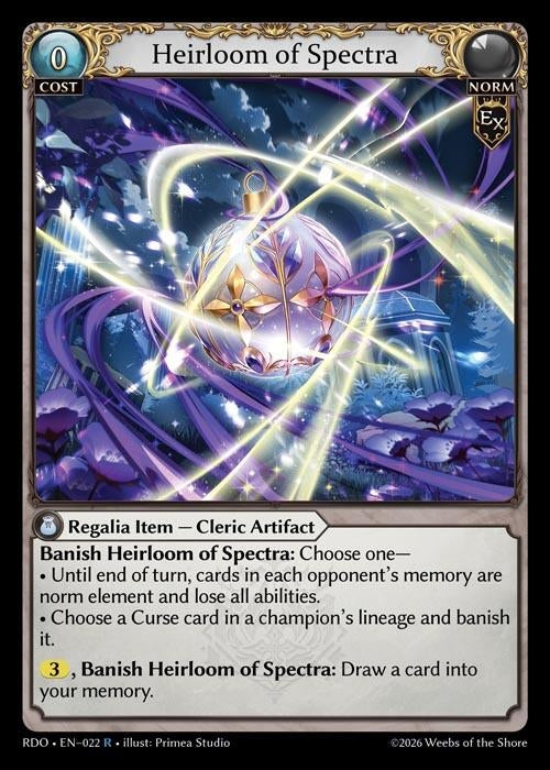 Image for Heirloom of Spectra (022) (Radiant Origins) - Grand Archive TCG