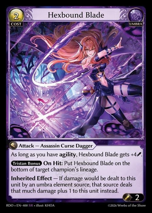 Image for Hexbound Blade (400) (Radiant Origins) - Grand Archive TCG