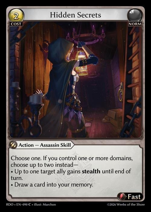 Image for Hidden Secrets (090) (Radiant Origins) - Grand Archive TCG