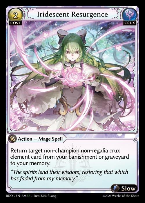 Image for Iridescent Resurgence (328) (Radiant Origins) - Grand Archive TCG
