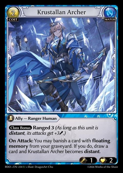 Image for Krustallan Archer (234) (Radiant Origins) - Grand Archive TCG