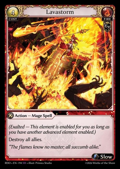 Image for Lavastorm (194) (Radiant Origins) - Grand Archive TCG