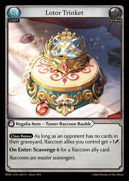 Image for Lotor Trinket (024) (Radiant Origins) - Grand Archive TCG