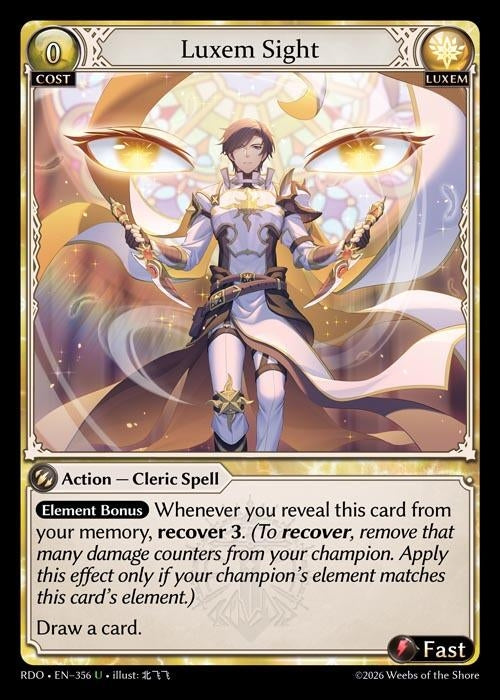 Image for Luxem Sight (356) (Radiant Origins) - Grand Archive TCG