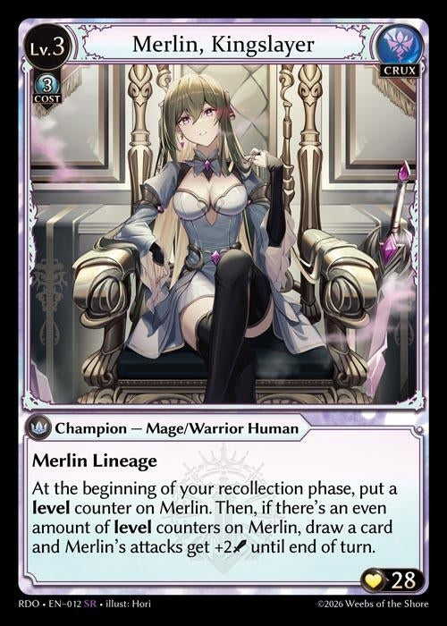 Image for Merlin, Kingslayer (012) (Radiant Origins) - Grand Archive TCG