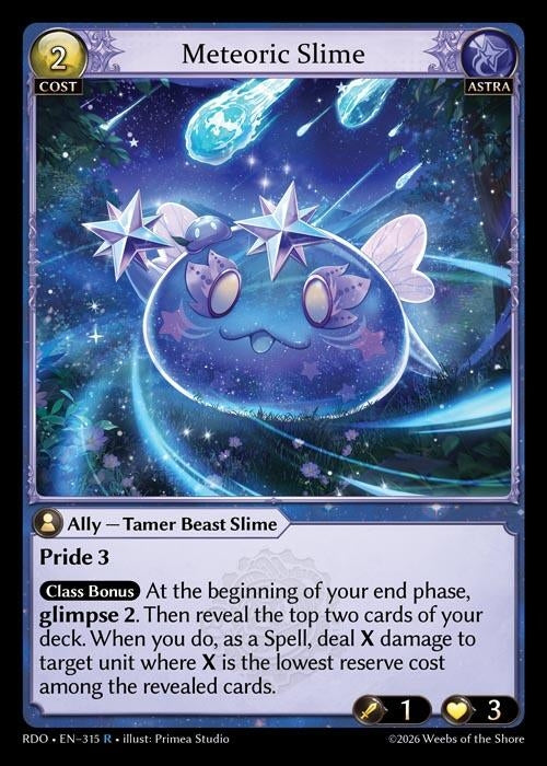 Image for Meteoric Slime (315) (Radiant Origins) - Grand Archive TCG