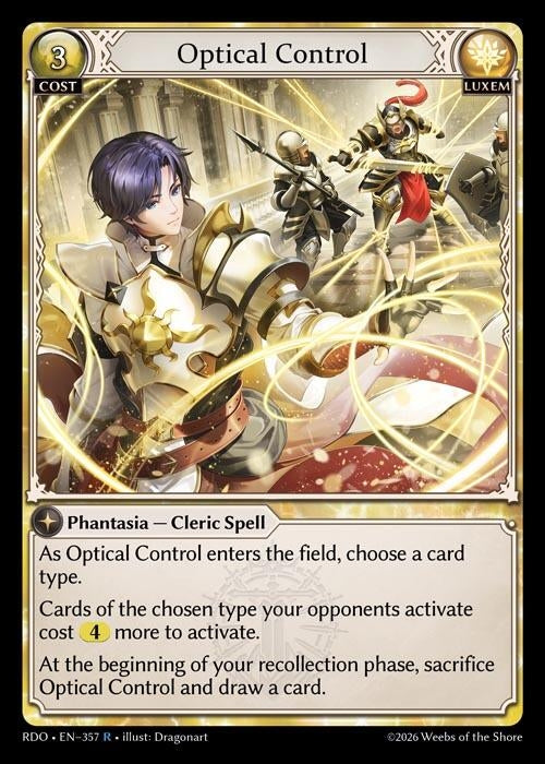 Image for Optical Control (357) (Radiant Origins) - Grand Archive TCG