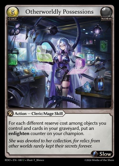 Image for Otherworldly Possessions (108) (Radiant Origins) - Grand Archive TCG