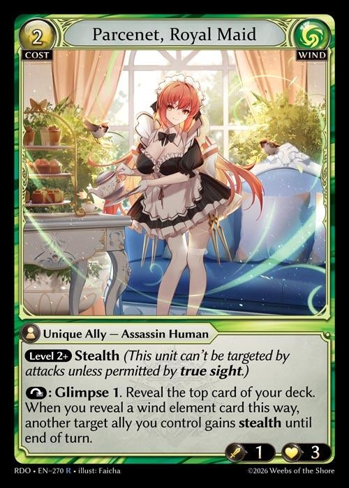Image for Parcenet, Royal Maid (270) (Radiant Origins) - Grand Archive TCG