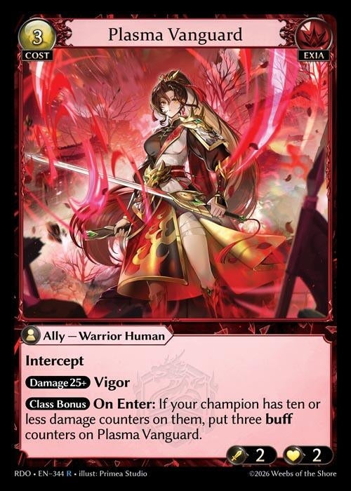Image for Plasma Vanguard (344) (Radiant Origins) - Grand Archive TCG