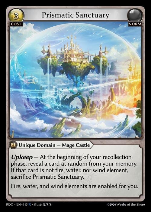 Image for Prismatic Sanctuary (115) (Radiant Origins) - Grand Archive TCG