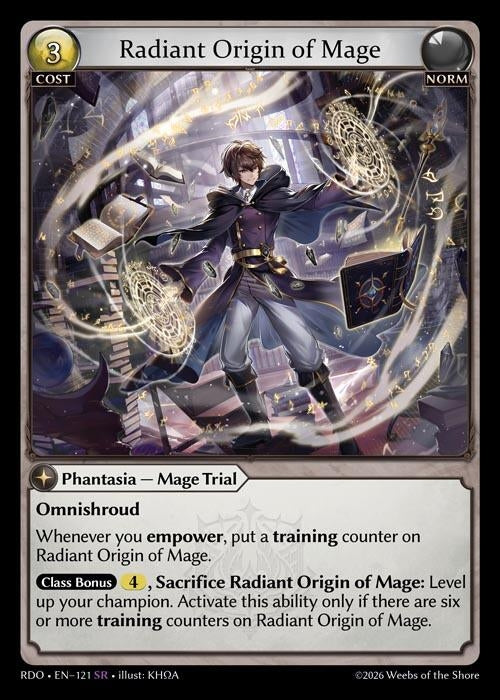 Image for Radiant Origin of Mage (121) (Radiant Origins) - Grand Archive TCG