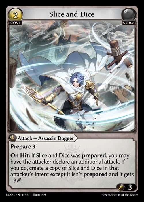 Image for Slice and Dice (145) (Radiant Origins) - Grand Archive TCG
