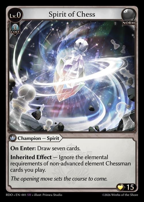 Image for Spirit of Chess (001) (Radiant Origins) - Grand Archive TCG