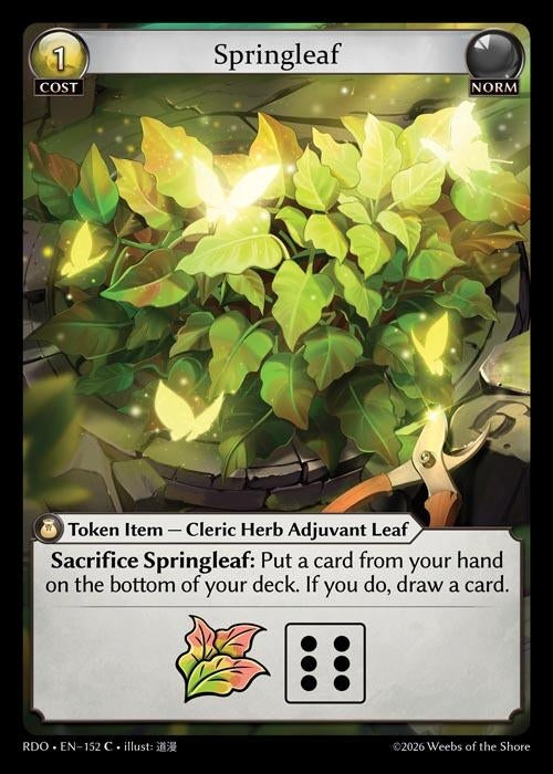 Image for Springleaf (152) (Radiant Origins) - Grand Archive TCG
