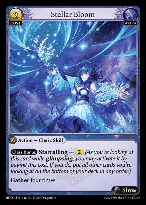 Image for Stellar Bloom (318) (Radiant Origins) - Grand Archive TCG