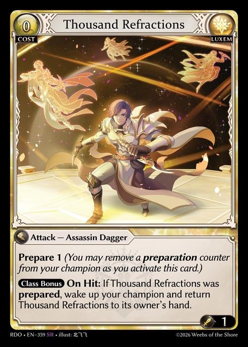 Image for Thousand Refractions (359) (Radiant Origins) - Grand Archive TCG