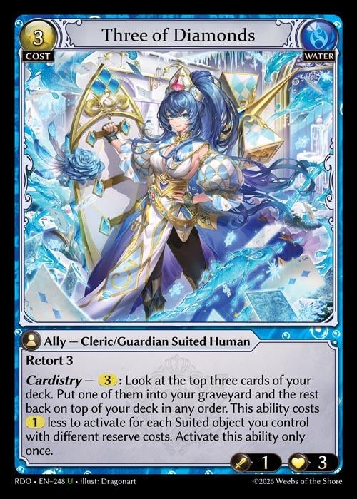 Image for Three of Diamonds (248) (Radiant Origins) - Grand Archive TCG