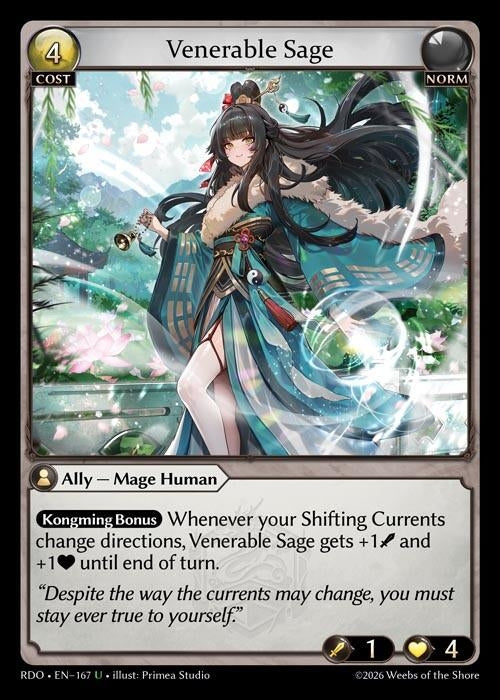 Image for Venerable Sage (167) (Radiant Origins) - Grand Archive TCG