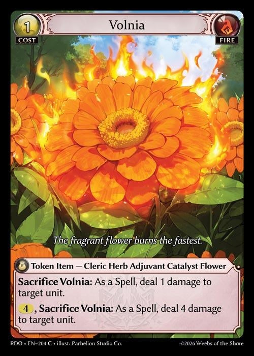 Image for Volnia (204) (Radiant Origins) - Grand Archive TCG