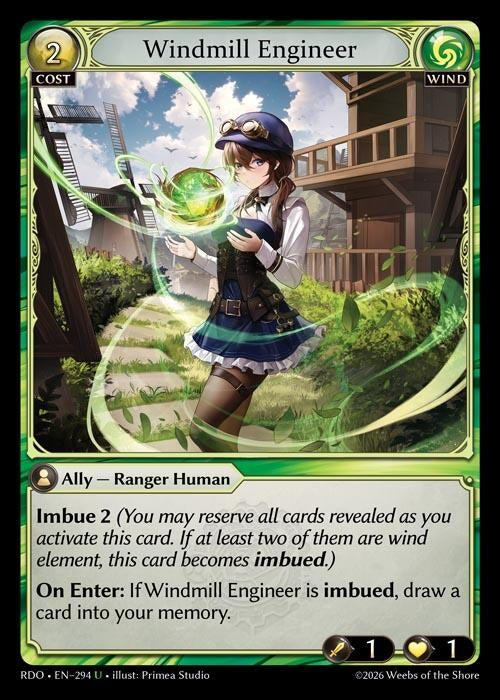 Image for Windmill Engineer (294) (Radiant Origins) - Grand Archive TCG