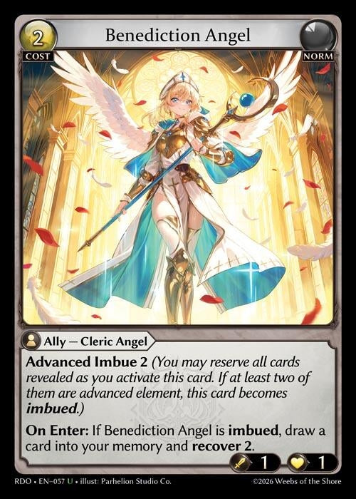 Image for Benediction Angel (Curio Foil) (057) (Radiant Origins) - Grand Archive TCG
