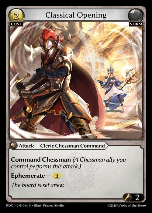 Image for Classical Opening (Curio Foil) (064) (Radiant Origins) - Grand Archive TCG