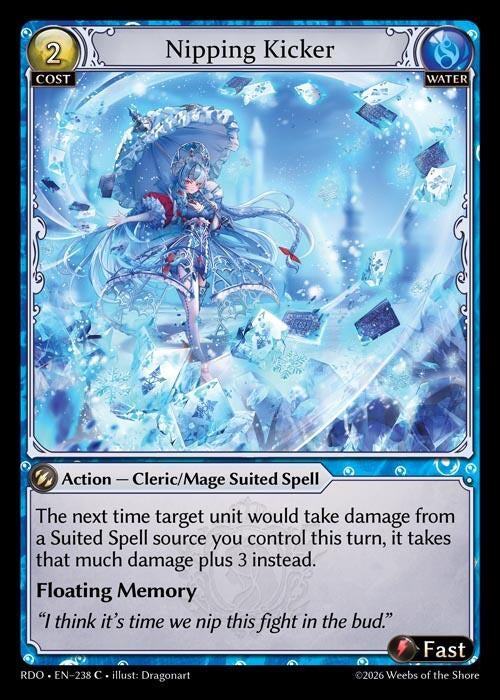 Image for Nipping Kicker (Curio Foil) (238) (Radiant Origins) - Grand Archive TCG
