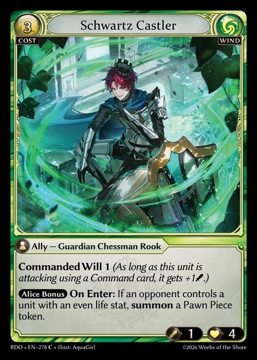 Image for Schwartz Castler (Curio Foil) (278) (Radiant Origins) - Grand Archive TCG