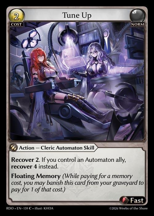Image for Tune Up (Curio Foil) (159) (Radiant Origins) - Grand Archive TCG