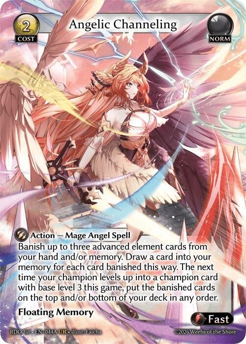 Image for Angelic Channeling (044A) (044A) (Radiant Origins) - Grand Archive TCG