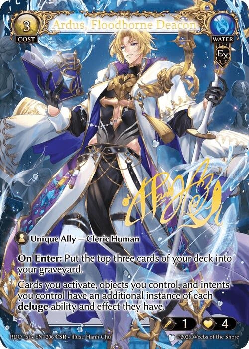 Image for Ardus, Floodborne Deacon (CSR) (206) (Radiant Origins) - Grand Archive TCG