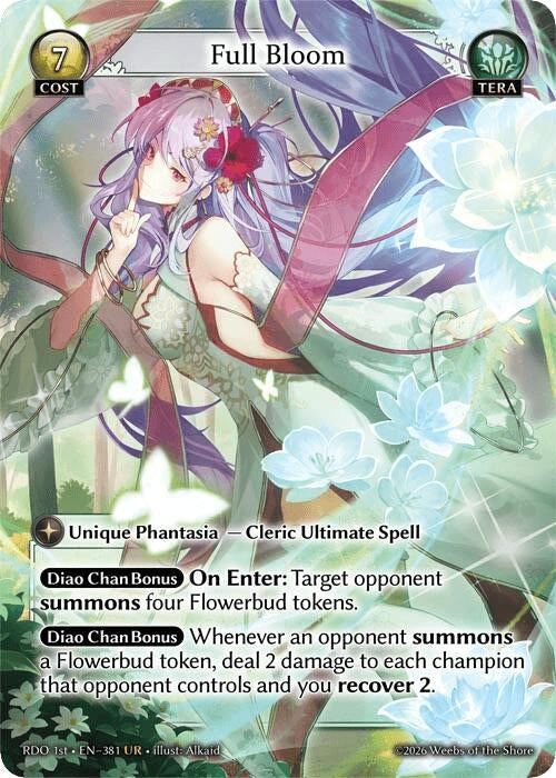 Image for Full Bloom (381) (Radiant Origins) - Grand Archive TCG