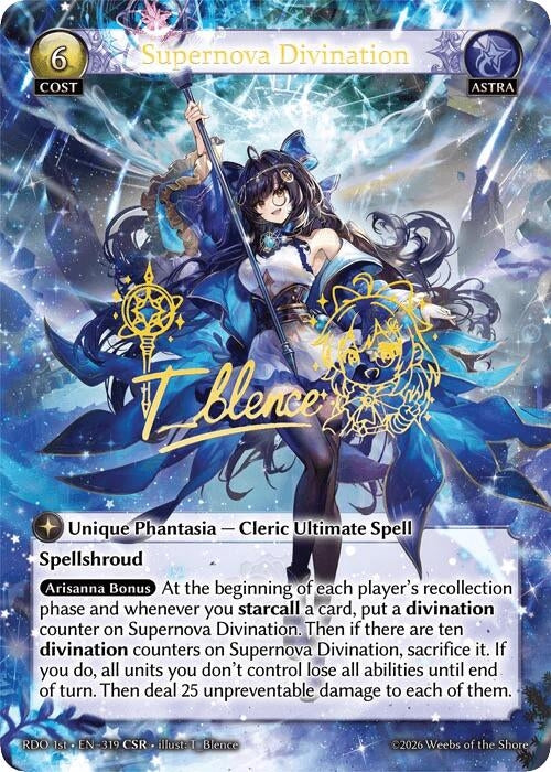 Image for Supernova Divination (CSR) (319) (Radiant Origins) - Grand Archive TCG