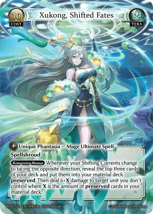 Image for Xukong, Shifted Fates (CSR) (394) (Radiant Origins) - Grand Archive TCG