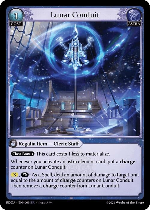 Image for Lunar Conduit (009) (Radiant Origins) - Grand Archive TCG