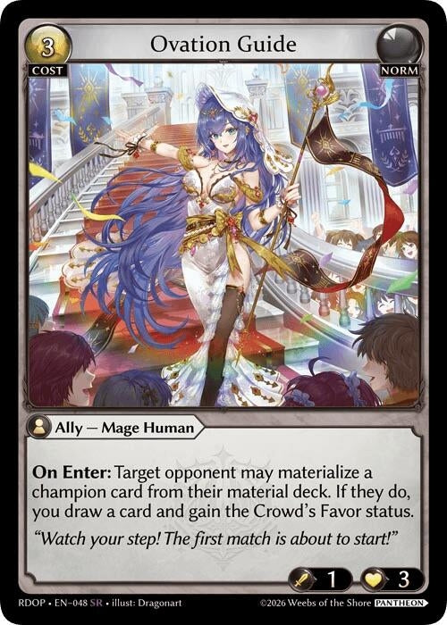 Image for Ovation Guide (048) (Radiant Origins: Pantheon) - Grand Archive TCG