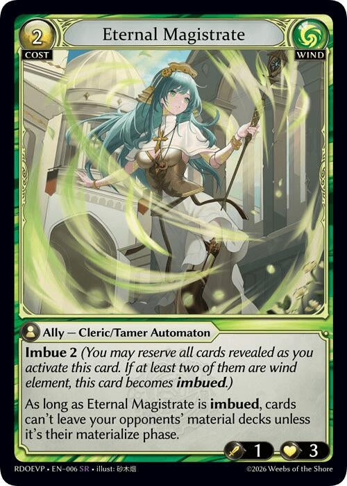 Image for Eternal Magistrate (006) (Radiant Origins Event Pack) - Grand Archive TCG