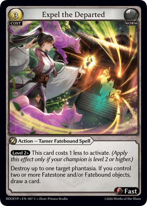 Image for Expel the Departed (007) (Radiant Origins Event Pack) - Grand Archive TCG