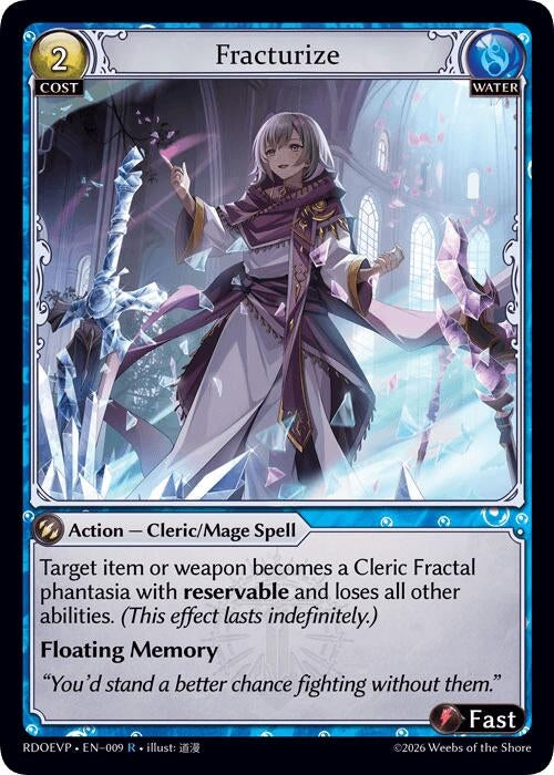 Image for Fracturize (009) (Radiant Origins Event Pack) - Grand Archive TCG
